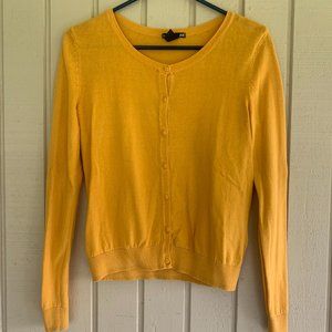 H&M Mustard Yellow Cardigan
